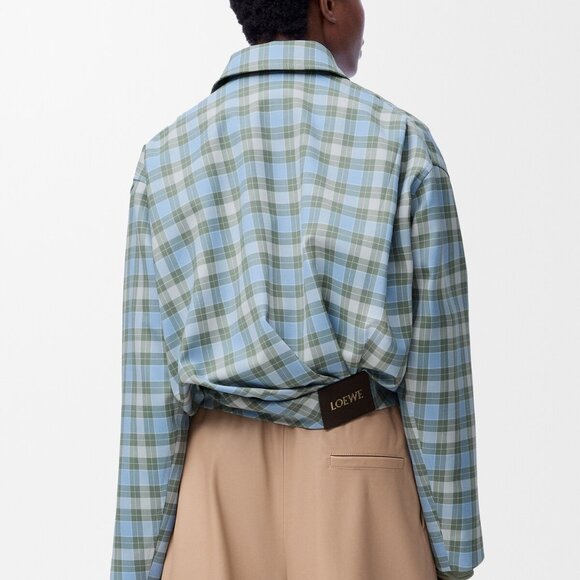 LOEWE Draped jacket in wool blend - Picture 3 of 16